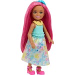 Mattel Barbie Chelsea Royal Small Doll With Pink Hair, Removable Skirt, Shoes & Hair Accessory, 6-inch JKH54 / JKH59 19473539639