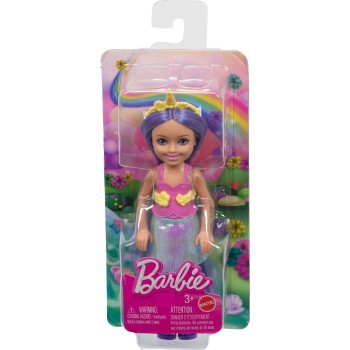 Mattel Barbie Chelsea Unicorn Small Doll With Purple Hair, Removable Tail, Shoes & Hair Accessory, 6-inch JKH54 / JKH58 19473539