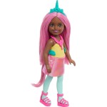 Mattel Barbie Chelsea Unicorn Small Doll With Pink Hair, Removable Tail, Shoes & Hair Accessory, 6-inch Toy JKH54 / JKH57 194735
