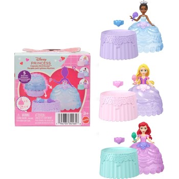 Mattel Disney Princess Μίνι Κούκλες - Νεο Cupcake Έκπληξη  JJT70 / JJT77 194735341658