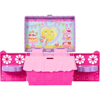 Mattel Barbie Family & Friends Club Chelsea Pop-Up Tea Party Playset With Small Doll & 10+ Accessories JJB40 194735338801