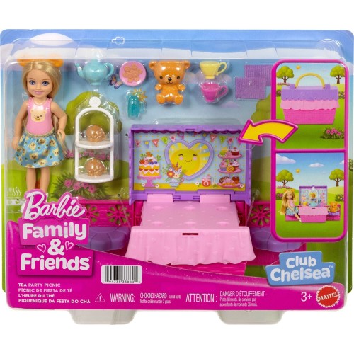 Mattel barbie chelsea σετ παρτυ με τσαϊ JJB40 194735338801