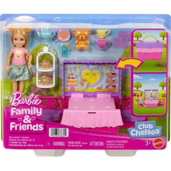 Mattel barbie chelsea σετ παρτυ με τσαϊ JJB40 194735338801
