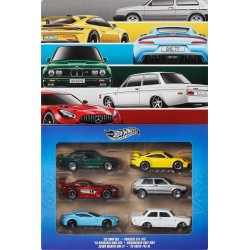 Mattel Hot Wheels Αυτοκινητακια - Euro Style Σετ Των 6 JLB25 194735359875