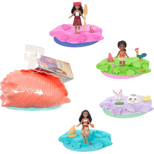 Mattel Disney Βαϊάνα Μίνι Κούκλες - Κοχύλι Έκπληξη 4 Disney Vaiana Ocean Shell Reveal JJV43 / JJV47 194735342327