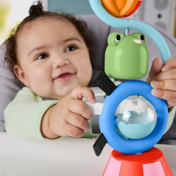 Mattel Fisher-price Sensory Sounds High Chair Toy, Tray Activity for Baby Ages 3+ Months JHB46 194735327201