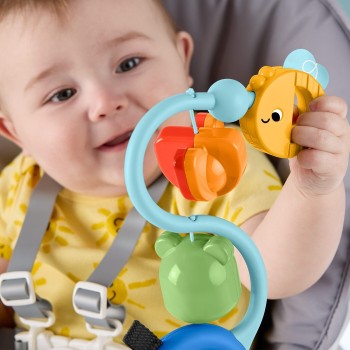 Mattel Fisher-price Sensory Sounds High Chair Toy, Tray Activity for Baby Ages 3+ Months JHB46 194735327201