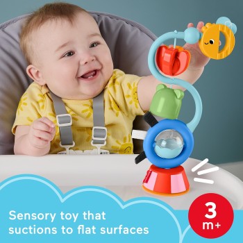Mattel Fisher-price Sensory Sounds High Chair Toy, Tray Activity for Baby Ages 3+ Months JHB46 194735327201