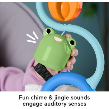 Mattel Fisher-price Sensory Sounds High Chair Toy, Tray Activity for Baby Ages 3+ Months JHB46 194735327201