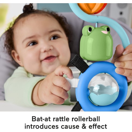 Mattel Fisher-price Sensory Sounds High Chair Toy, Tray Activity for Baby Ages 3+ Months JHB46 194735327201