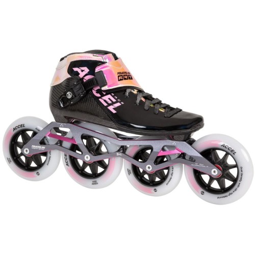 POWERSLIDE accel race pink 110/100 πατίνια - μαύρο/ροζ 19.904639 4040333584019