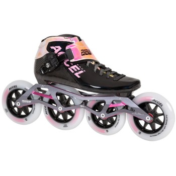 POWERSLIDE accel race pink 110/100 πατίνια - μαύρο/ροζ 19.904639 4040333584019