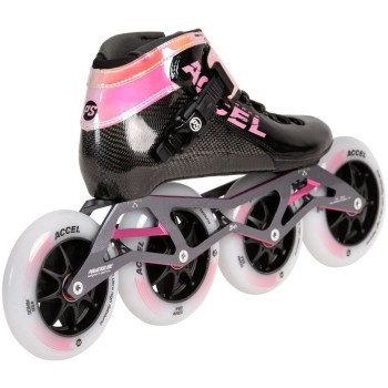 POWERSLIDE Accel Race Pink 110/100 Skates - Black/pink 19.904639 4040333584019