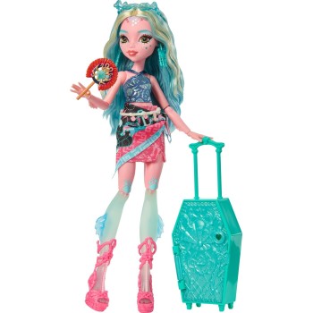 Mattel Monster High Skulltimate Secrets Gore-geous Oasis Playset, Lagoona Blue Doll and Accessories JDR51 194735289004