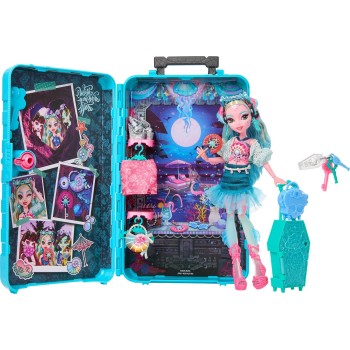 Mattel Monster High Skulltimate Secrets Gore-geous Oasis Playset, Lagoona Blue Doll and Accessories JDR51 194735289004