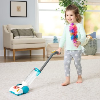 Mattel fisher-price εκπαιδευτική ηλεκτρική σκούπα JMM35 194735380985