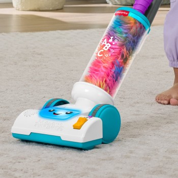 Mattel Fisher-price Laugh & Learn 2-in-1 Vacuum Toddler Musical Learning Toy, Multilanguage Version JMM35 194735380985