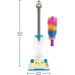 Mattel Fisher-price Laugh & Learn 2-in-1 Vacuum Toddler Musical Learning Toy, Multilanguage Version JMM35 194735380985