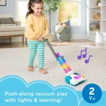 Mattel Fisher-price Laugh & Learn 2-in-1 Vacuum Toddler Musical Learning Toy, Multilanguage Version JMM35 194735380985