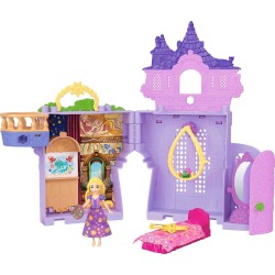 Mattel Disney Princess Rapunzel Storytime Stackers Doll House, Small Doll, Pascal Figure & 7 Accessories JDP61 194735288670