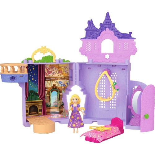mattel disney princess μίνι κούκλες - το παλατι της ραπουνζελ JDP61 194735288670