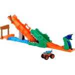 Mattel HOT Wheels Monster Trucks Crocodile Crash Challenge Playset JJN45 194735339730