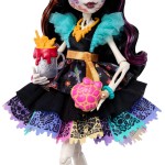 Mattel Monster High Skelita Calaveras Fashion Doll in Ruffled Dress With Pet Candelita and 7 Accessories JHK34 194735333561