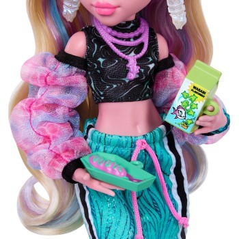 Mattel Monster High Lagoona Blue Fashion Doll in Maxi Skirt With Pet Neptuna and 7 Accessories JHK33 194735333851