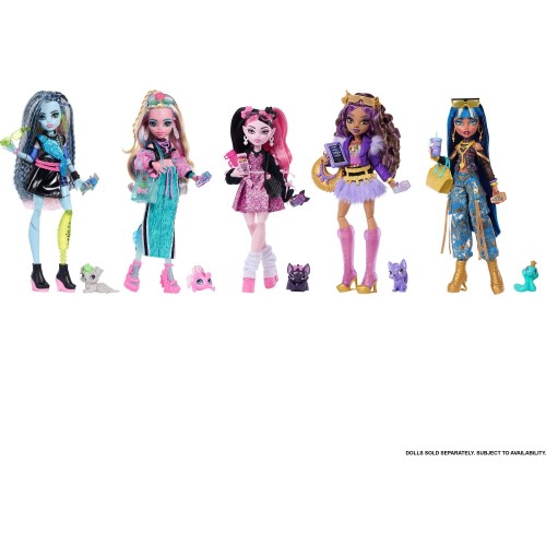 Mattel Monster High Lagoona Blue Fashion Doll in Maxi Skirt With Pet Neptuna and 7 Accessories JHK33 194735333851