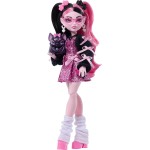 Mattel Monster High Draculaura Fashion Doll in Bow Dress With Pet Bat Count Fabulous and 7 Accessories JHK29 194735333721