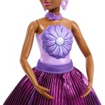Mattel Barbie Petal Pop Scented Fashion Doll With Purple Dress, Reveal Accessories Like Bunny & More JMF58 194735375721