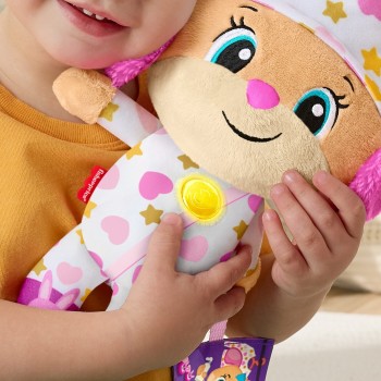 Mattel Fisher-Price Laugh & Learn Plush Cuddle N Snuggle Sis Pink JMM45 194735381142
