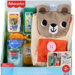 Mattel Fisher-price Friendship Forest Busy Bear Backpack, 9-piece Pretend Play Set for Toddlers & Kids JLB86 194735360512