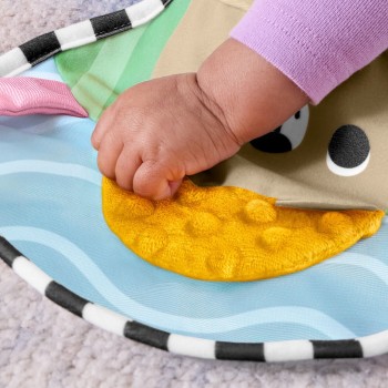 Mattel Fisher-price Sensory Adventures Tummy Wedge Newborn Support With Teether & Rattle Baby Toys JHB44 194735327195