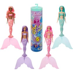 Mattel Barbie Color Reveal - Γοργόνες 4 Σχεδια  JMW61 / JJP72 194735340385