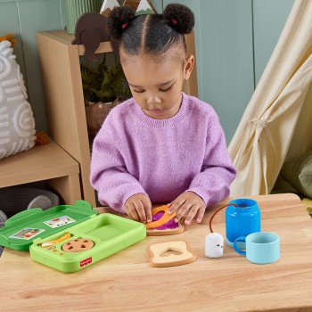 Mattel fisher-price φαγητοδοχειο με παγουρι - σετ παιχνιδιου JLC01 194735360321