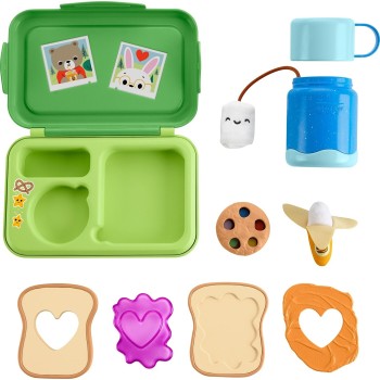 Mattel fisher-price φαγητοδοχειο με παγουρι - σετ παιχνιδιου JLC01 194735360321