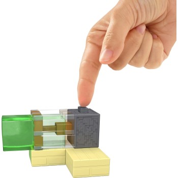 Mattel Minecraft Redstone Charged Sticky Piston Trap Set With Action Figure, Accessories & Moving Mechanism JKK00 / JKK01 194735