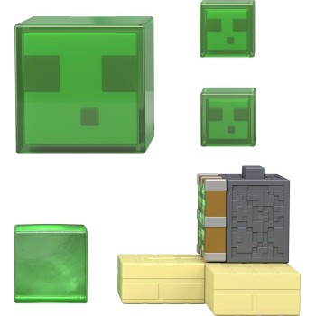 Mattel Minecraft Redstone Charged Sticky Piston Trap Set With Action Figure, Accessories & Moving Mechanism JKK00 / JKK01 194735