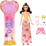 Mattel Disney Princess Jewel Reveal Belle Fashion Doll W/ 8 Surprises Including Gem Box & Accessories JHL51 194735334766