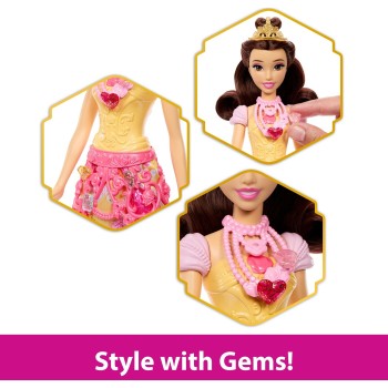 mattel disney princess - πεντάμορφη με κοσμηματοθηκη JHL51 194735334766