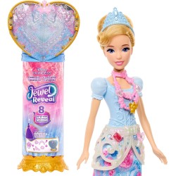 mattel disney princess - σταχτοπούτα με κοσμηματοθηκη JHL50 194735334674