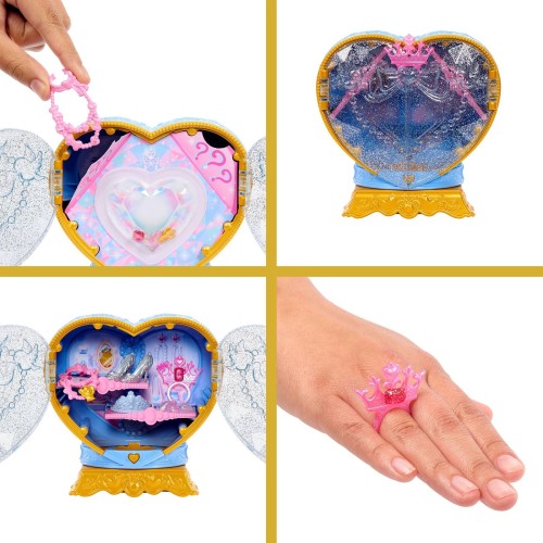 mattel disney princess - σταχτοπούτα με κοσμηματοθηκη JHL50 194735334674