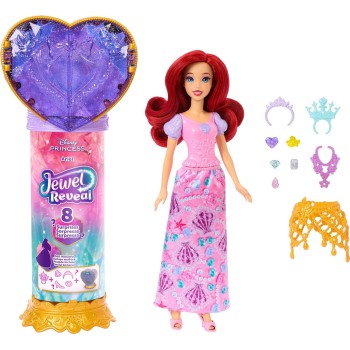 mattel disney princess - άριελ με κοσμηματοθηκη JHL49 194735334827