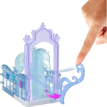 Disney Frozen Mattel Disney Princess Μίνι Κούκλες - Πριγκιπικοι Σταβλοι Elsa & Nokk JHH06 / JHH08 194735331376