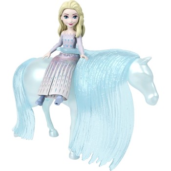 Mattel Disney Frozen Elsa & Nokk Small Doll & Horse Adventure Set With Icy Haven Playset & Accessories JHH06 / JHH08 19473533137