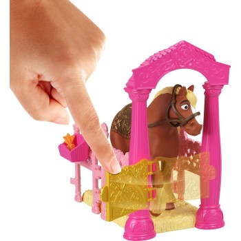 Disney Frozen Mattel Disney Princess Μίνι Κούκλες - Πριγκιπικοι Σταβλοι Belle & Philippe  JHH06 / JHH09 194735331475