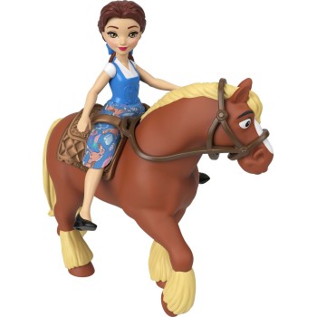 Disney Frozen Mattel Disney Princess Μίνι Κούκλες - Πριγκιπικοι Σταβλοι Belle & Philippe  JHH06 / JHH09 194735331475