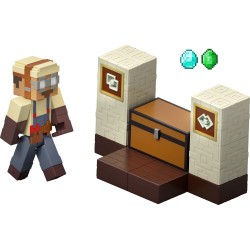 Mattel Minecraft Duster’s Loot Stash Action Figure & Accessories Set With Hidden Treasure Feature GTT53 / JKK08 194735351442