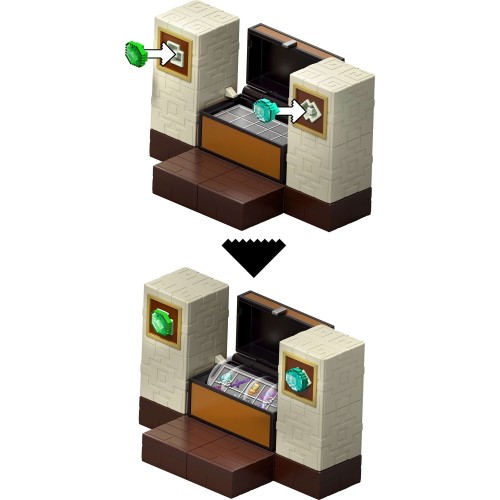 Mattel Minecraft - Βασική Φιγούρα Με Μηχανισμο Δράσης Και Αξεσουάρ Minecraft Redstone Charged Dusters GTT53 / JKK08 194735351442